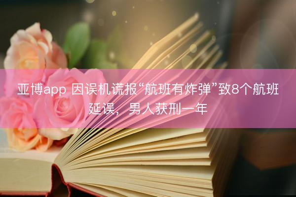 亚博app 因误机谎报“航班有炸弹”致8个航班延误，男人获刑一年