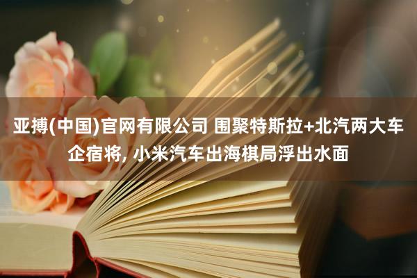 亚搏(中国)官网有限公司 围聚特斯拉+北汽两大车企宿将， 小米汽车出海棋局浮出水面